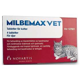 Milbemax Vet för Katter Filmdragerad Tablett 4st
