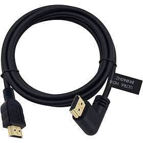 NÖRDIC HDMI - HDMI Ultra High Speed (angled) 1m