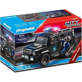 Soldes Playmobil Camion avec benne et plateforme interchangeables