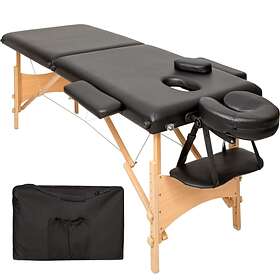 TecTake 2-Zons Massagebänk 5cm Stoppning + Väska