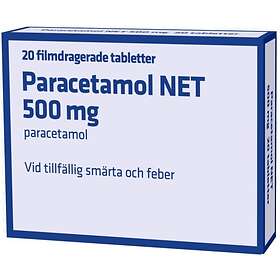 Paracetamol NET 500mg 20 Brustabletter