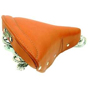 Selle De Vélo Vintage En Cuir Selle MonteGrappa 1970 Old England - Cuir Véritable, Confortable, Style Rétro - Pour Ville Et Balade