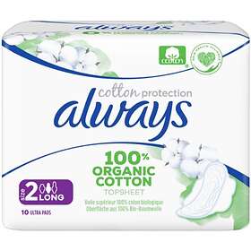 Always Cotton Long Pads (10-pack)