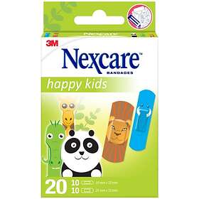 Nexcare Happy Kids Djur 20-pack