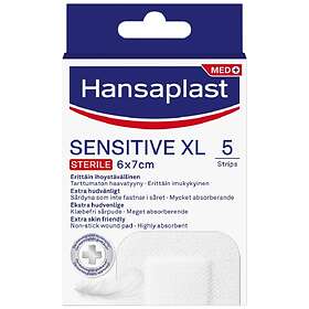 Hansaplast Sensitive XL 6x7cm 5-pack