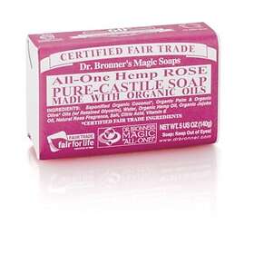 Dr. Bronner's Rose Bar Soap 140g