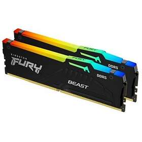 Kingston Fury Beast Black RGB DDR5 5200MHz 2x16Go (KF552C40BBAK2-32)