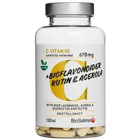 Biosalma C-vitamin & Bioflavonoider 120 Tabletter