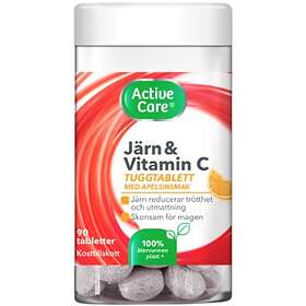 Active Care Järn & Vitamin C 90 Tuggtabletter