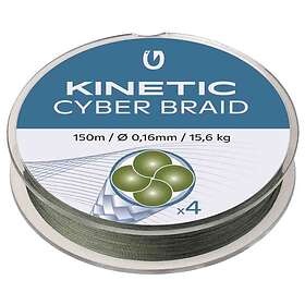 Kinetic 4 Braid 150m Dusty Green 0.30mm