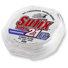 Sufix Super 21 Fluorocarbon 150 M Durchsichtig 0,180 mm