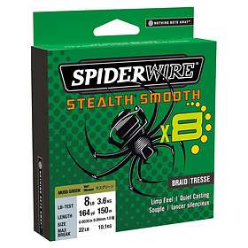 Spiderwire Stealth Smooth 8 Braid 300 M Grönt 0.150 mm