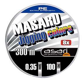 Asari Masaru Jigging Colors 300 M Line Flerfärgad 0,400 mm