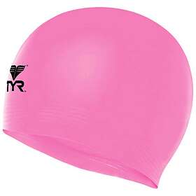 TYR Solid Latex Badmössa Rosa