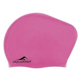 Aquafeel Långhårig Silicone Badmössa Rosa