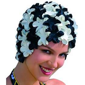 Fashy Bathing Cap Blanc/Svart
