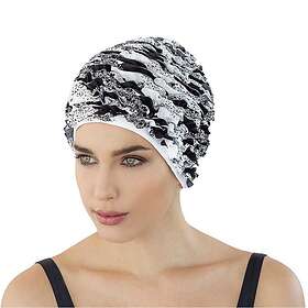 Fashy Frill Bathing Cap Vit/Svart