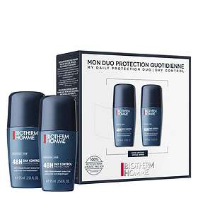 Biotherm Homme 48h Day Control Protection Roll-On 75ml 2-pack