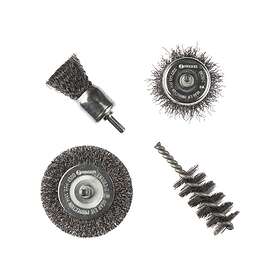 Bosch 4-delt stålbørstesett 4-delt stålbørstesett