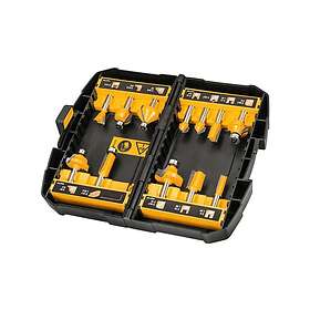 Dewalt 12 Piece Router Bit Set 8mm Shaft Storage Box With Clear