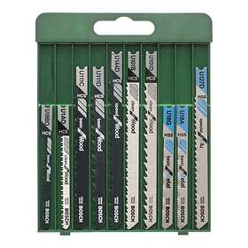 Bosch 10-delars sticksågsblad-set U-skaft U 19 BO U 1 AO U 111 C) U 1