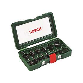 Bosch 15-styck TC fräsbitsats (8" skaft)