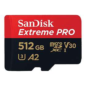 SanDisk Extreme Pro microSDXC Class 10 UHS-I U3 V30 A2 200/140MB/s 512GB