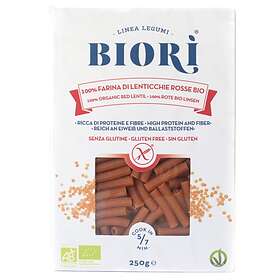 Biori Glutenfri Pasta Röda Linser Sedanini 250g