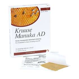 Kruuse Manuka Ad Absorberande Steril 5x5cm 10st