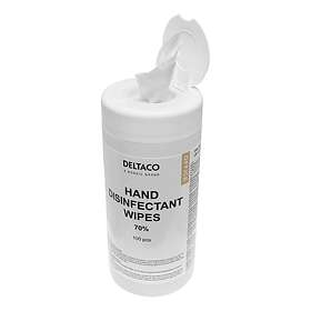 Deltaco Hand Disinfectant Wipes 70% 100st