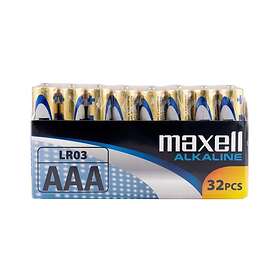 Maxell AAA-batterier (LR03) 32-pack