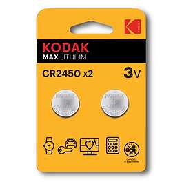 Kodak Max Lithium (CR2450) 2-pack