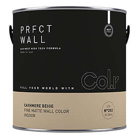 Col.r Väggfärg Prfct Wall No.202 Cashmere Beige 2,5L