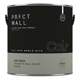 Col.r Väggfärg Prfct Wall No.402 Sage Green 2,5L