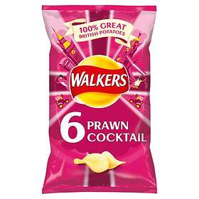 Walker's Crisps Prawn Cocktail 6x25g