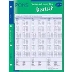PONS Verben Auf Einen Blick Deutsch