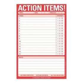 Knock Knock Action Items Pad