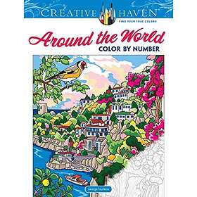 Creative Haven Around The World Color By Number