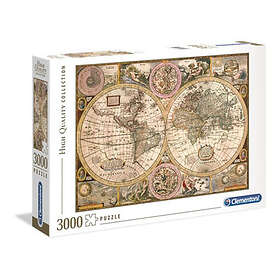 Clementoni Old Map Puslespill 3000 Palaa