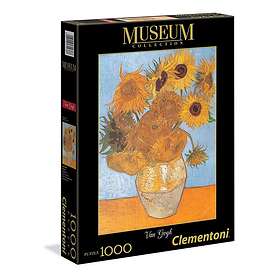 Clementoni Van Gogh Sun Flowers Puslespill 1000 Bitar