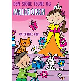 Den Store Tegne Og Maleboken. 64 Blanke Ark!