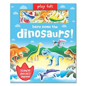Play Felt Here Come The Dinosaurs Activity Book