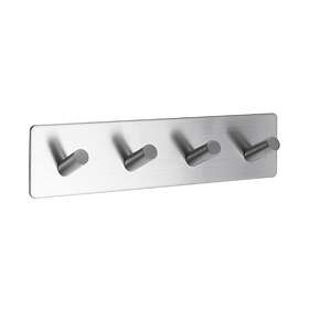 Beslag Design Handdukskrok Base 200 4-Krok 4-krok mattb. rostfritt