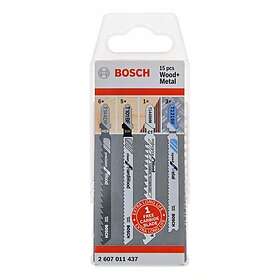 Bosch JSB Wood and Metal-paket, 15 delar