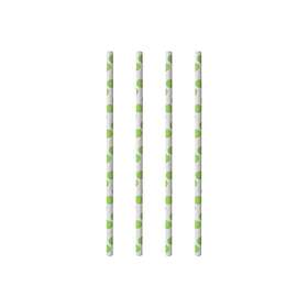 Papstar Stripes Straw 20cm 100-pack