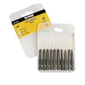 Ironside 201740 Bitssats 10 delar, spår/PH/PZ 50 mm