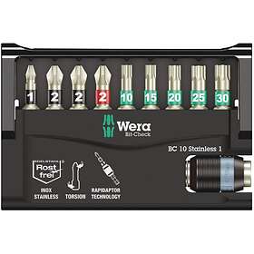 Wera Bitssats Bit-Check 10 Rostfri