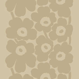 Marimekko Unikko Linnetyg Beige 140cm