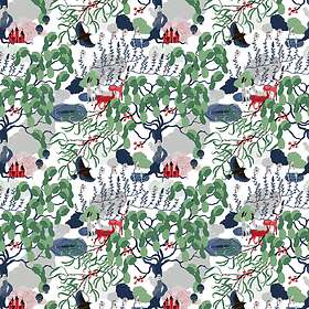 Arvidssons Textil Mimers Brunn Tyg Multi 150cm