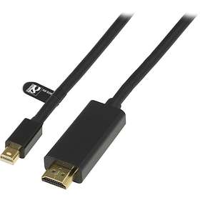 sjlerst DP to HDMI 2PCS/Pack Display Port DP Male to HDMI Female Adapter Converter Supports Display Port Connector 20 pins for PC Laptops,Black 